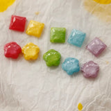 5-color Flashing Kindergarten Matching Earrings Hairpin Resin DIY Material
