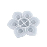 5 Petal Flower Silica Gel Mold for Epoxy Resin Candle Tray