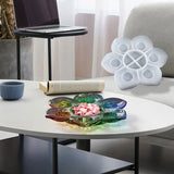 5 Petal Flower Silica Gel Mold for Epoxy Resin Candle Tray