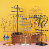 5-Point Star Cloud Jewelry Frame with Removable Necklace Earring Bracelet Hanger