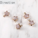 Natural Crystal Jade Phnom Penh Star Pendant DIY Necklace Bracelet