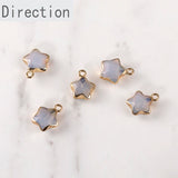 Natural Crystal Jade Phnom Penh Star Pendant DIY Necklace Bracelet