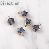 Natural Crystal Jade Phnom Penh Star Pendant DIY Necklace Bracelet
