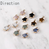 Natural Crystal Jade Phnom Penh Star Pendant DIY Necklace Bracelet