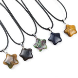 Five-pointed Stars Pendant Sea star Carnelian Agate Gem Reiki Healing Crystal
