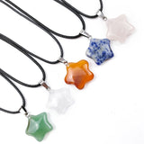 Five-pointed Stars Pendant Sea star Carnelian Agate Gem Reiki Healing Crystal