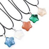 Five-pointed Stars Pendant Sea star Carnelian Agate Gem Reiki Healing Crystal