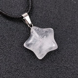 Five-pointed Stars Pendant Sea star Carnelian Agate Gem Reiki Healing Crystal