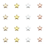 5-pt Star Hematite 8mm Stone Charm Bracelet Making Diy