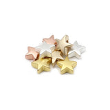 5-pt Star Hematite 8mm Stone Charm Bracelet Making Diy