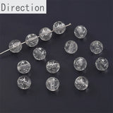 Golden Five-Pointed Star Round Beads String DIY Jewelry Loose Beads