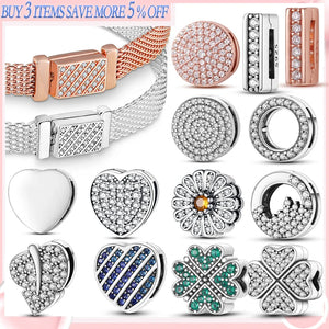 925 Sterling Silver Charm Bracelet for Women