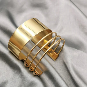 Colorful Gothic Cuff Bracelet Plated Jewelry