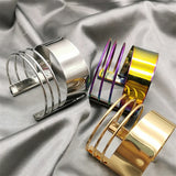 Colorful Gothic Cuff Bracelet Plated Jewelry