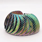 Fkewy Gothic Charm Bracelet Colorful Plated Jewellry for Women