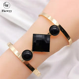 Fkewy Gothic Bracelets Jewelry Gem Bracelet Charm Women Party Accessories