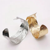 Fkewy Leaf Bracelet Ethnic Charm Bangles