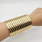 Fkewy Bracelets Circle Jewelry Designers Punk Accessories Buckle Bracelets