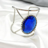 Gothic Gem Cuff Bracelets for Women