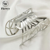 Gothic Butterfly Bracelet Women's Cuff Bangle