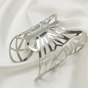 Gothic Butterfly Bracelet Women's Cuff Bangle