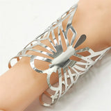 Gothic Butterfly Bracelet Women's Cuff Bangle
