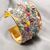 Ethnic Style Women Bracelet Jewelry Plated Charm Bangles Gift