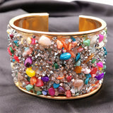Ethnic Style Women Bracelet Jewelry Plated Charm Bangles Gift