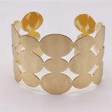 Fkewyy Jewelry Charm Punk Bangles For Women Geometry Cuff Bracelets