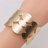 Fkewyy Jewelry Charm Punk Bangles For Women Geometry Cuff Bracelets