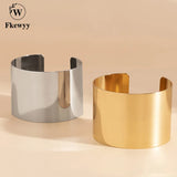 Retro Geometric Glossy Cuff Bracelet