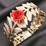 Gothic Rose Bracelet Set Vintage Retro Jewelry for Women