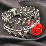 Gothic Rose Bracelet Set Vintage Retro Jewelry for Women