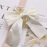 Sweet Wedding Hairpins Bowknot Pearl Tiara Headbands for Hair Woman