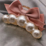 Sweet Wedding Hairpins Bowknot Pearl Tiara Headbands for Hair Woman