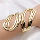 Snake Bracelet Gothic Charm Plated Bangles Women Jewelry