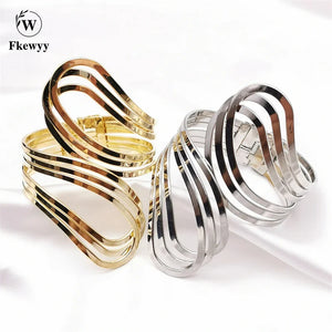 Snake Bracelet Gothic Charm Plated Bangles Women Jewelry