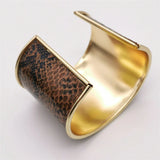 Fkewyy Snakeskin Bracelet Punk Gothic Charm Accessories for Women