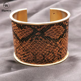 Fkewyy Snakeskin Bracelet Punk Gothic Charm Accessories for Women