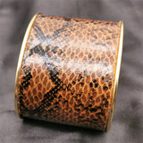 Fkewyy Snakeskin Bracelet Punk Gothic Charm Accessories for Women