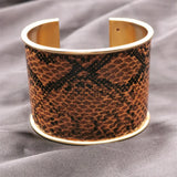 Fkewyy Snakeskin Bracelet Punk Gothic Charm Accessories for Women