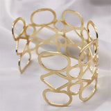 Fkewyy Jewelry Women Party Charm Cuff Bracelets Punk Geometry Accessories
