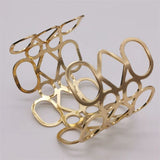 Fkewyy Jewelry Women Party Charm Cuff Bracelets Punk Geometry Accessories