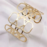 Fkewyy Jewelry Women Party Charm Cuff Bracelets Punk Geometry Accessories