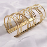 Exaggerated Punk Snake Bracelet for Women Gothic Christmas Bangle