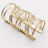 Exaggerated Punk Snake Bracelet for Women Gothic Christmas Bangle