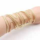 Exaggerated Punk Snake Bracelet for Women Gothic Christmas Bangle