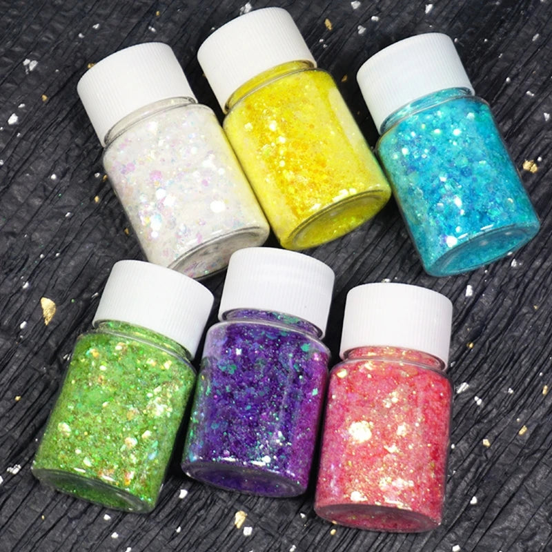 Flake Glitters Sparkles Crafts Sequin Paint Epoxy Resin Filler Art