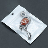 Flamingo Crystal Pendant Charms for Women Jewelry Healing