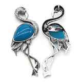 Flamingo Crystal Pendant Charms for Women Jewelry Healing
